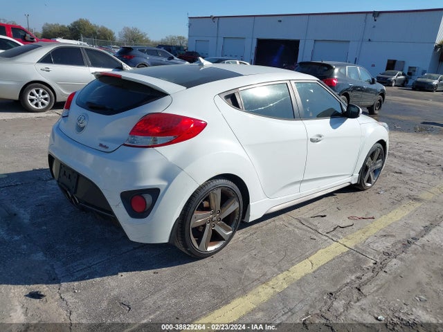 Hyundai Veloster Turbo W/black 2014 KMHTC6AE6EU199357 Image 4