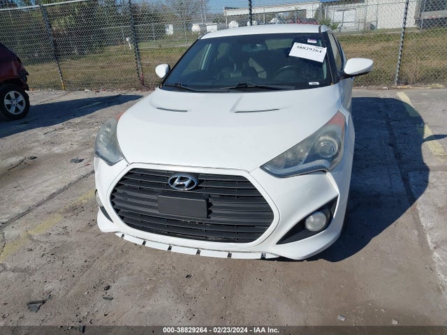 Hyundai Veloster Turbo W/black 2014 KMHTC6AE6EU199357 Image 6