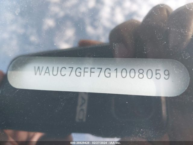 WAUC7GFF7G1008059 Audi A3 1.8t Premium