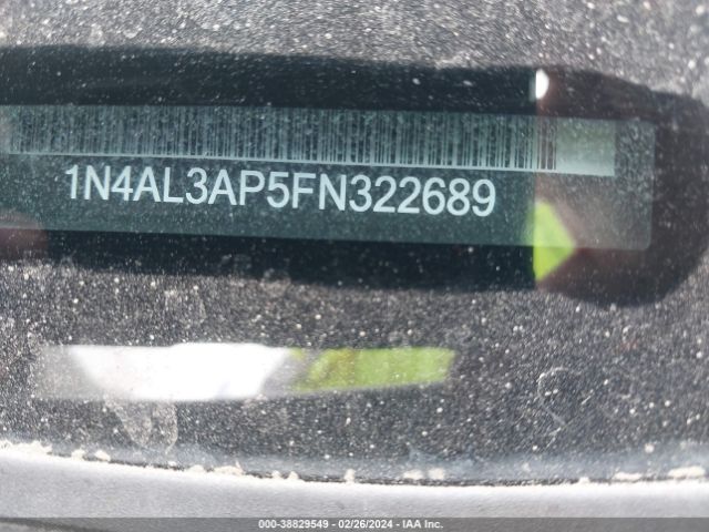 1N4AL3AP5FN322689 Nissan Altima 2.5/2.5 S/2.5 Sl/2.5 Sv