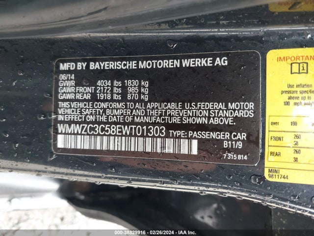 WMWZC3C58EWT01303 Mini Countryman Cooper S