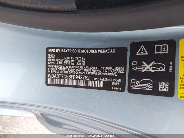 WBA3T7C56FP942782 BMW 435i Xdrive