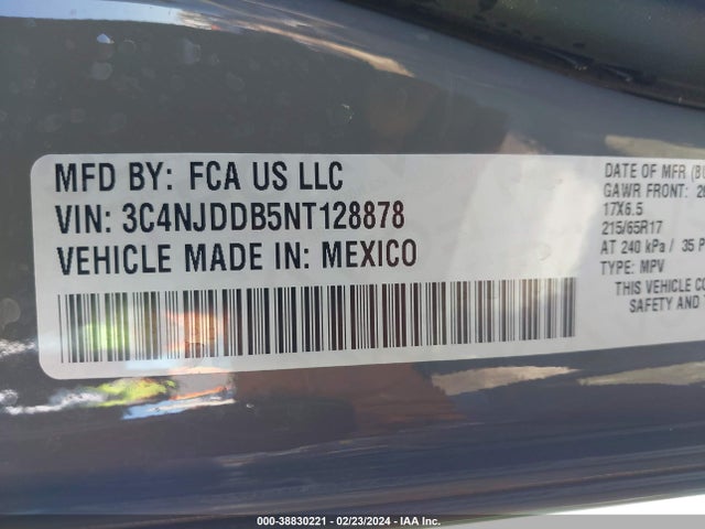 Jeep Compass Trailhawk 4x4 2022 3C4NJDDB5NT128878 Image 9