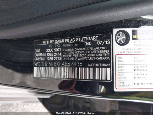 WDDHF5KBXEA862436 Mercedes-Benz E 350