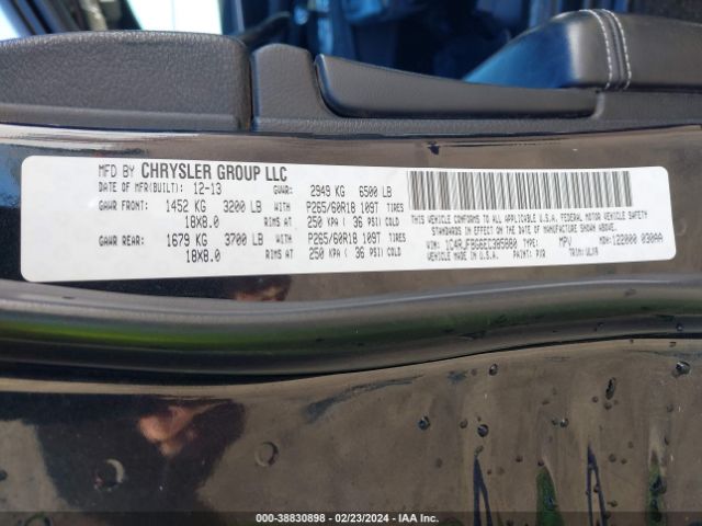 1C4RJFBG6EC385880 Jeep Grand Cherokee Limited