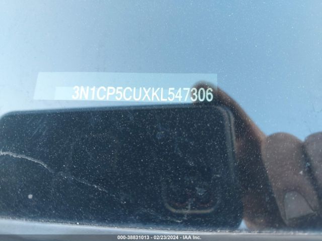 3N1CP5CUXKL547306 Nissan KICKS SV