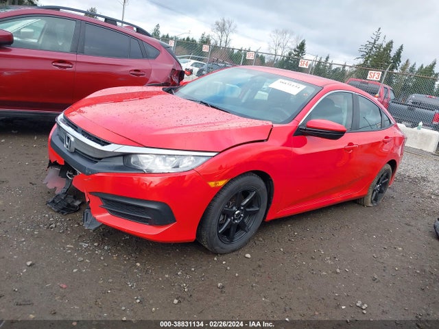 Honda Civic Lx 2017 2HGFC2F57HH528188 Image 2