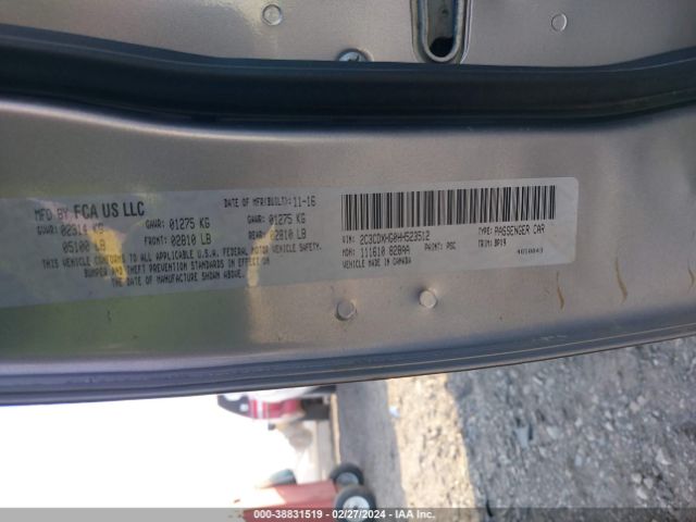 2C3CDXHG0HH523512 Dodge Charger Sxt Rwd