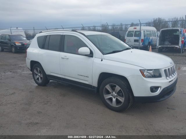 Auction sale of the 2016 Jeep Compass High Altitude Edition, vin: 1C4NJCEAXGD806789, lot number: 38831659