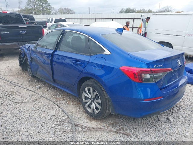 Honda Civic Lx 2022 2HGFE2F20NH528772 Image 3