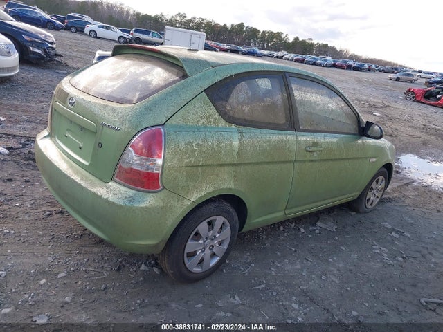 2009 HYUNDAI ACCENT GS VIN: KMHCM36C09U134481