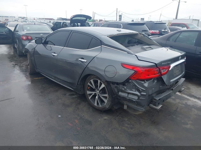 Nissan Maxima 3.5s/sv/sl/sr/plat 2018 1N4AA6AP0JC405734 Image 3