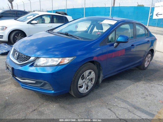 2013 HONDA CIVIC LX VIN: 19XFB2F56DE289918