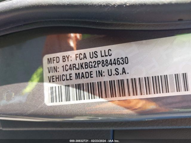1C4RJKBG2P8844630 Jeep Grand Cherokee L Limited 4x4