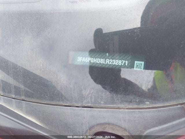 Ford FUSION SE 2020 3FA6P0HD8LR232871 Image 9