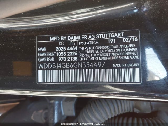 2016 MERCEDES-BENZ CLA 250 WDDSJ4GB6GN354497 Photo 8