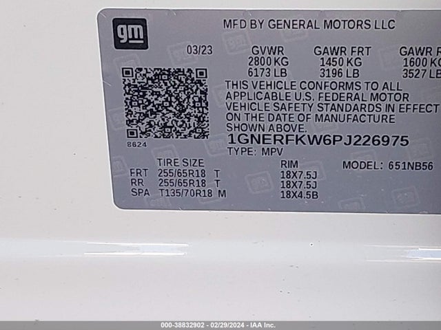 Chevrolet Traverse Fwd Ls 2023 1GNERFKW6PJ226975 Image 9