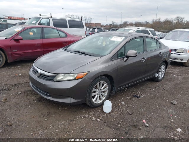2012 HONDA CIVIC EX-L VIN: 2HGFB2F91CH516746