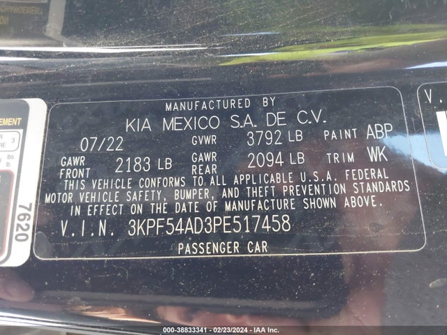KIA Forte Gt-line 2023 3KPF54AD3PE517458 Image 9