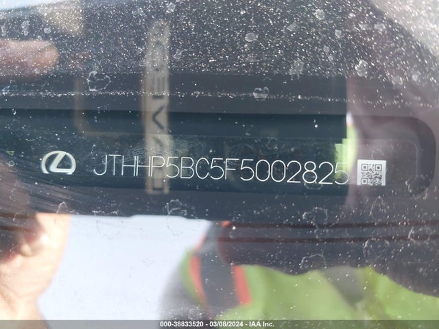 Lexus RC F 2015 JTHHP5BC5F5002825 Image 9