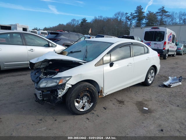 Honda Civic Lx 2014 19XFB2F52EE039593 Image 2