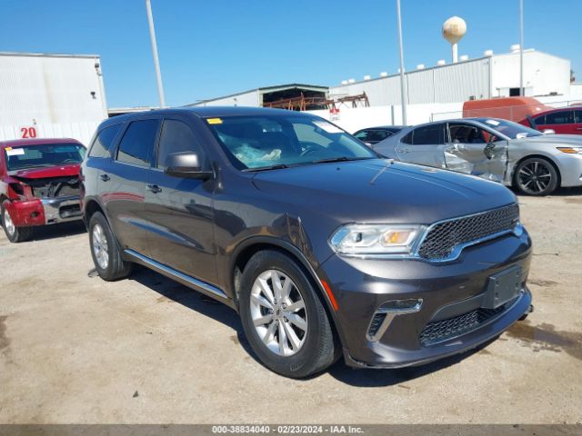 Aukcja sprzedaży 2021 Dodge Durango Sxt Rwd, vin: 1C4RDHAG0MC761198, numer aukcji: 38834040