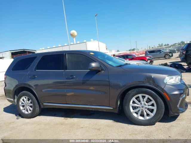 1C4RDHAG0MC761198 Dodge Durango Sxt Rwd