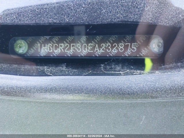 Honda ACCORD LX 2014 1HGCR2F30EA232875 Image 9