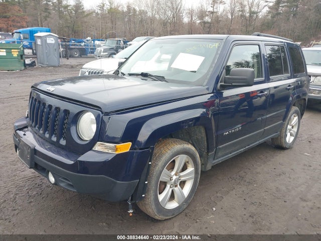 2014 JEEP PATRIOT LATITUDE VIN: 1C4NJRFB8ED661307