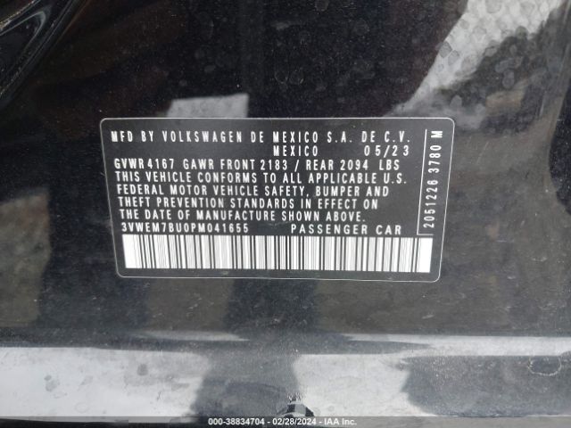 3VWEM7BU0PM041655 Volkswagen Jetta 1.5t Se