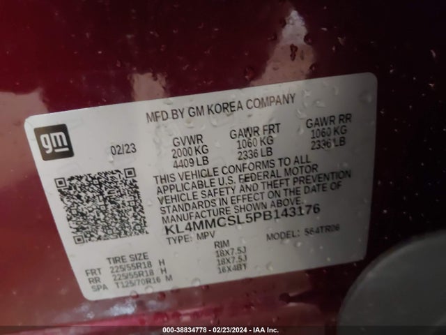 Buick Encore Gx Preferred Awd 2023 KL4MMCSL5PB143176 Image 9