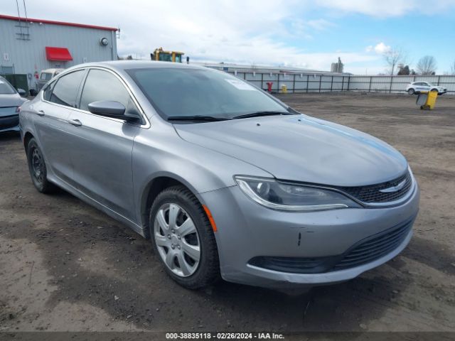 Auction sale of the 2016 Chrysler 200 Lx, vin: 1C3CCCFB4GN172256, lot number: 38835118