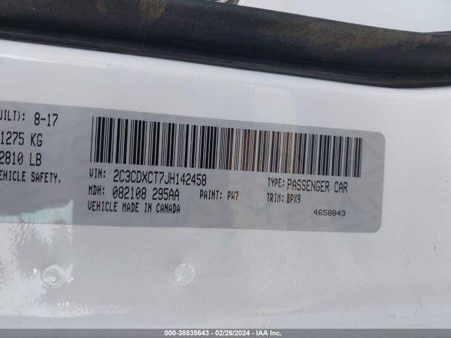 Dodge CHARGER R/T 2018 2C3CDXCT7JH142458 Image 9