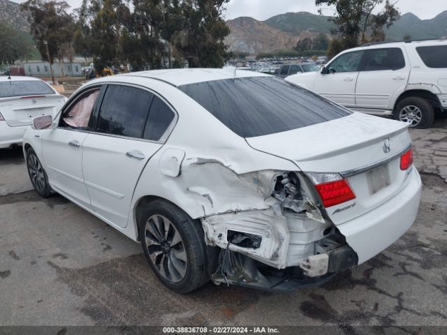 1HGCR6F53EA002255 Honda Accord Hybrid Ex-l