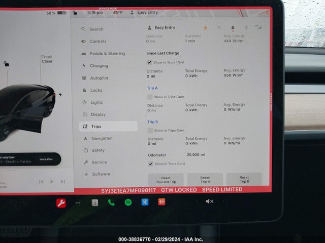 Tesla Model 3 Standard Range Plus Rear-wheel Drive 2021 5YJ3E1EA7MF098117 Image 7