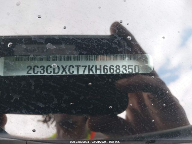 2C3CDXCT7KH668350 Dodge Charger R/t Rwd