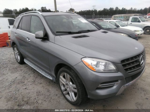 Auction sale of the 2015 Mercedes-benz Ml 250 Bluetec 4matic, vin: 4JGDA0EB1FA479990, lot number: 38837515