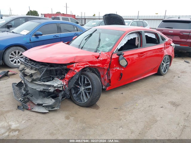 Honda Civic Touring 2022 2HGFE1F97NH323876 Image 2