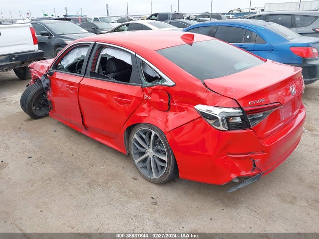 Honda Civic Touring 2022 2HGFE1F97NH323876 Image 3