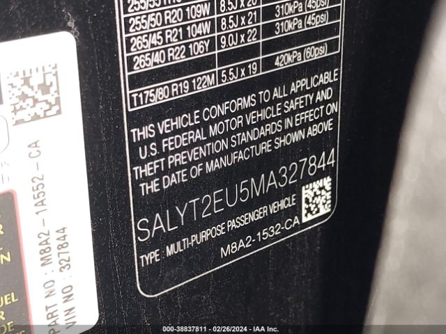 SALYT2EU5MA327844 Land Rover Range Rover Velar P340 R-dynamic S