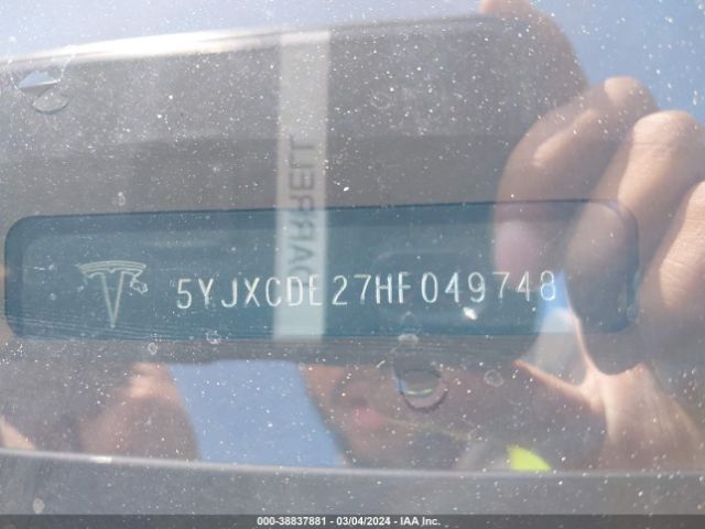 5YJXCDE27HF049748 Tesla Model X 100d/75d/90d