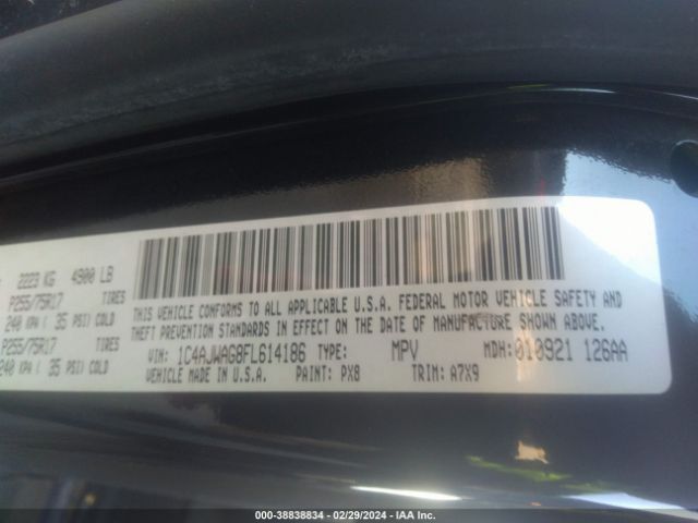 2015 JEEP WRANGLER 1C4AJWAG8FL614186 Photo 8