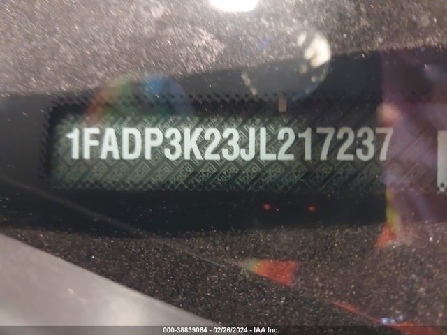 Ford FOCUS SE 2018 1FADP3K23JL217237 Image 9