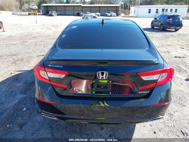 38839346 :رقم المزاد ، 1HGCV1F34NA086745 vin ، 2022 Honda Accord Sport مزاد بيع