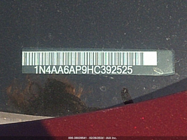 Nissan Maxima 3.5 Sr 2017 1N4AA6AP9HC392525 Image 9