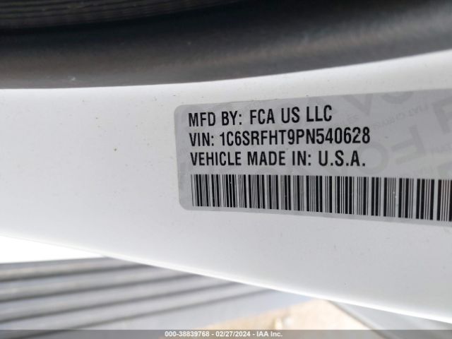 1C6SRFHT9PN540628 RAM 1500 Limited  4x4 5'7 Box