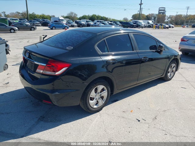 Honda Civic Lx 2014 19XFB2F55EE083314 Image 4