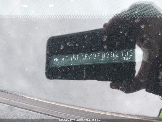 Toyota CAMRY SE 2014 4T1BF1FK3EU392103 Image 9