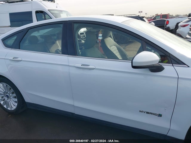 2016 FORD FUSION HYBRID S VIN: 3FA6P0UU2GR208304