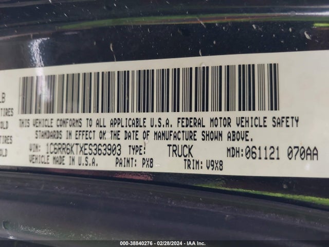 RAM 1500 Express 2014 1C6RR6KTXES363903 Image 9